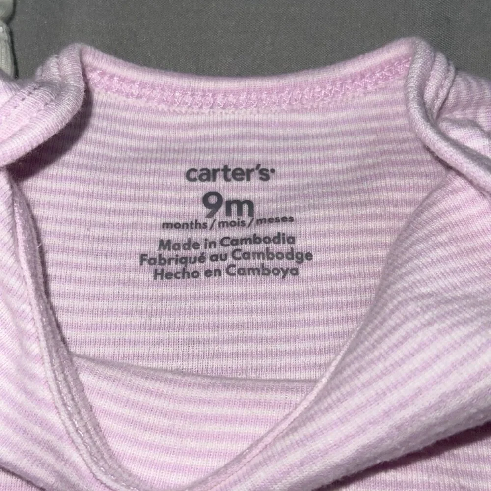 Carters 7-piece Babygirl Bodysuit Bundle 6-9months